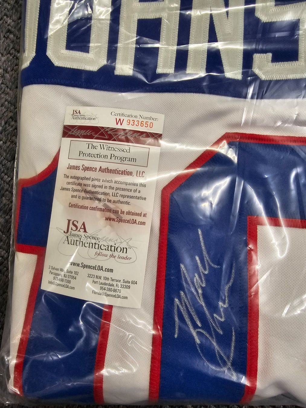Leibchen & Hosen: Johnson, Team USA, Miracle on Ice, signed Jersey – Neu (gemäss Beschreibung) aus Arth von Web_air1 3