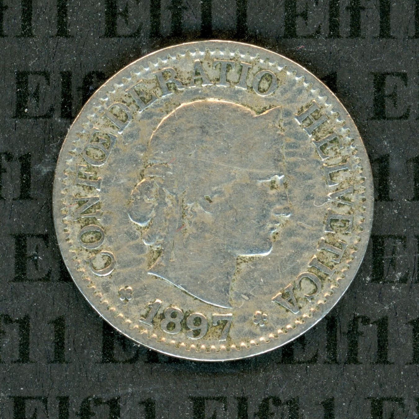 Tutti le monete: CHF___0.10 1897 s 10 Rappen – Usato da Widnau venduto da Elf11