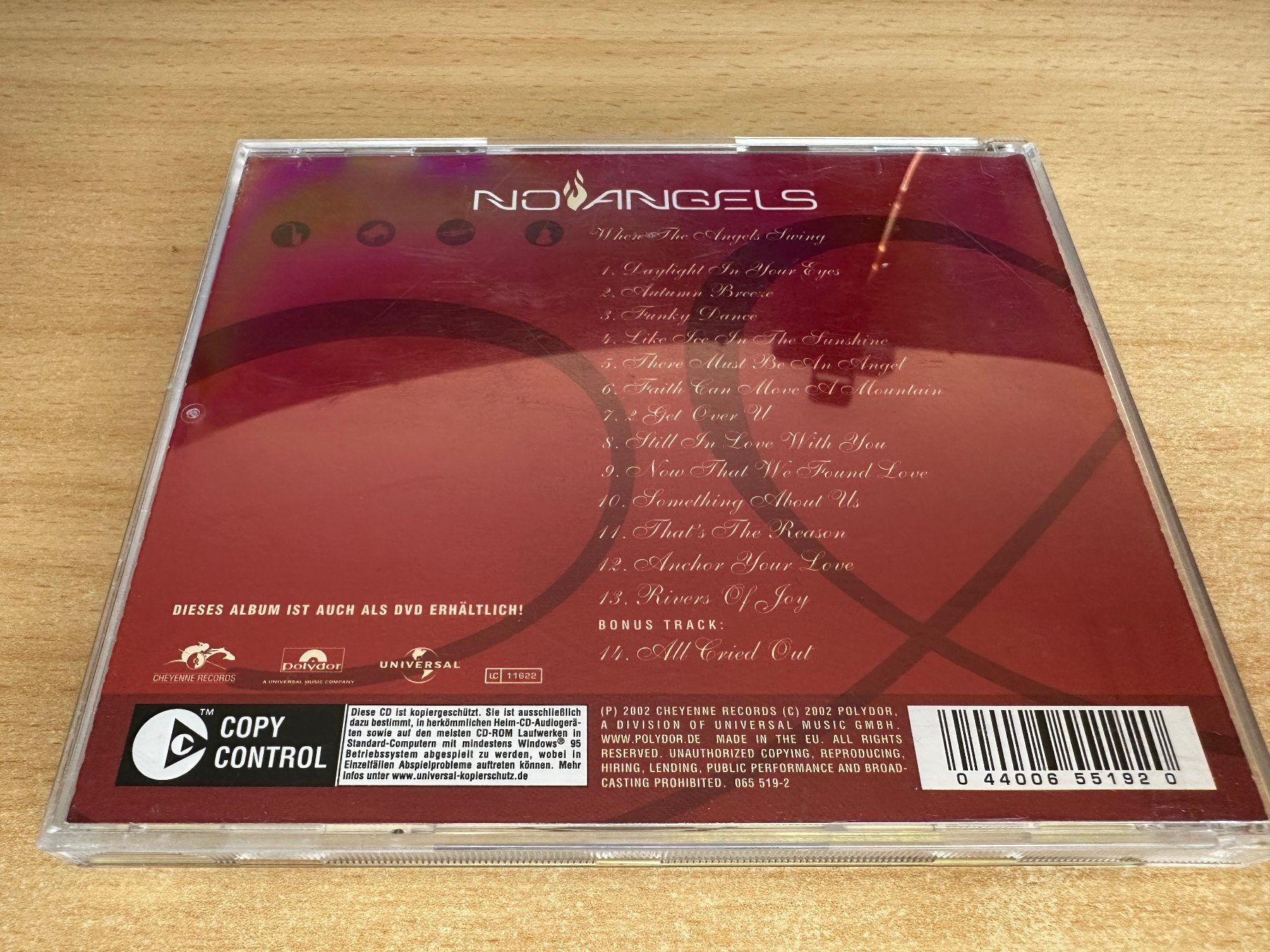 CD: D4 No Angels – When The Angels Swing – Usato da Rikon im Tösstal venduto da Alpenmutz 1