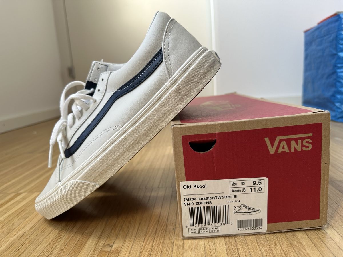 Vans Scarpe da uomo: Vans Old Skool Leather US9,5/ EU42,5 – Nuovo e nell'imballaggio originale da Zürich venduto da De1a5o1e 1