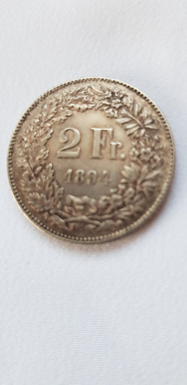 Tutti le monete: 2 Franken 1894 Schweiz – Usato da Dällikon venduto da Toyfan 5