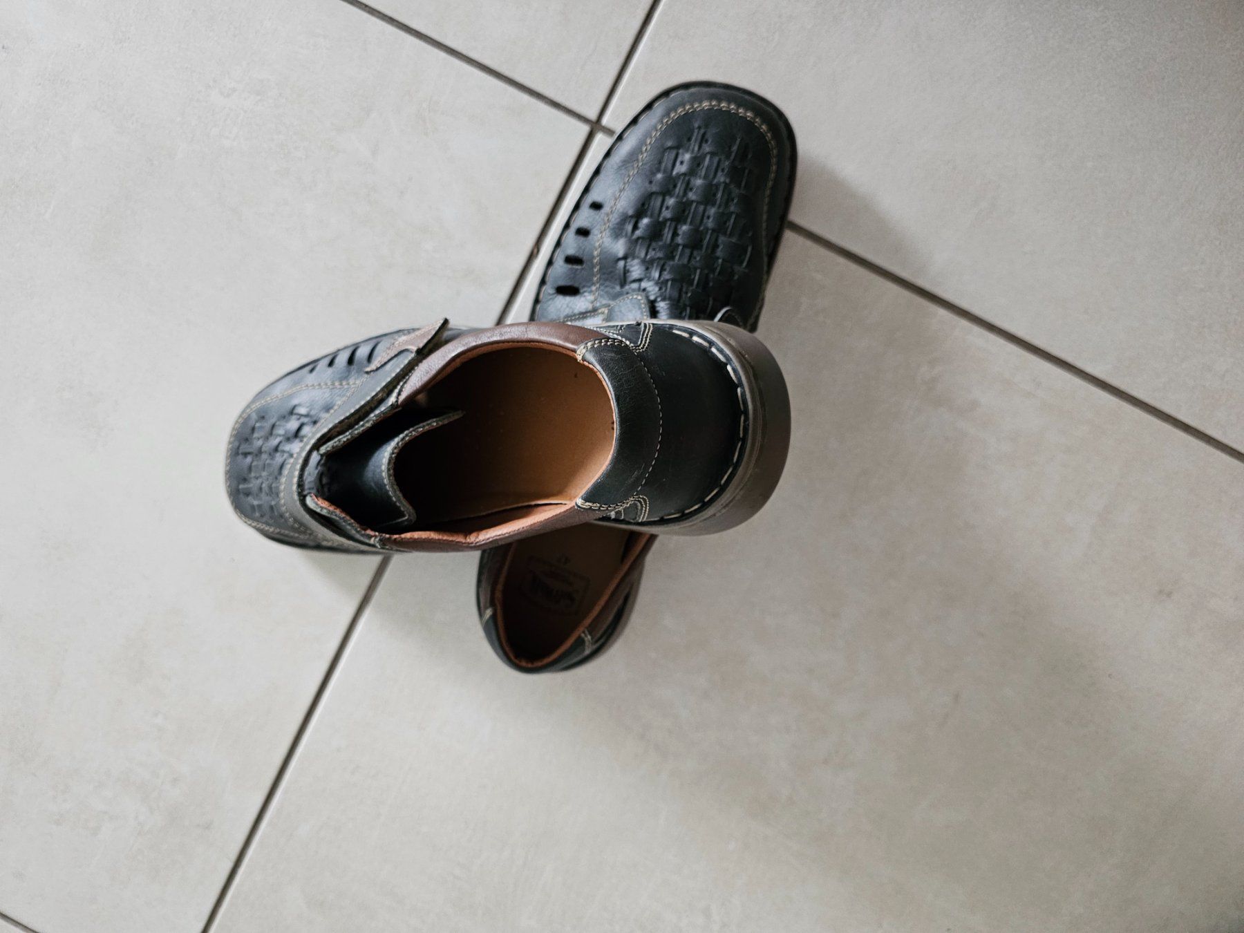 Scarpe da uomo: Sommerliche Herren Lederschuhe Gr. 47 – Nuovo (secondo la descrizione) da Gränichen venduto da nayki12