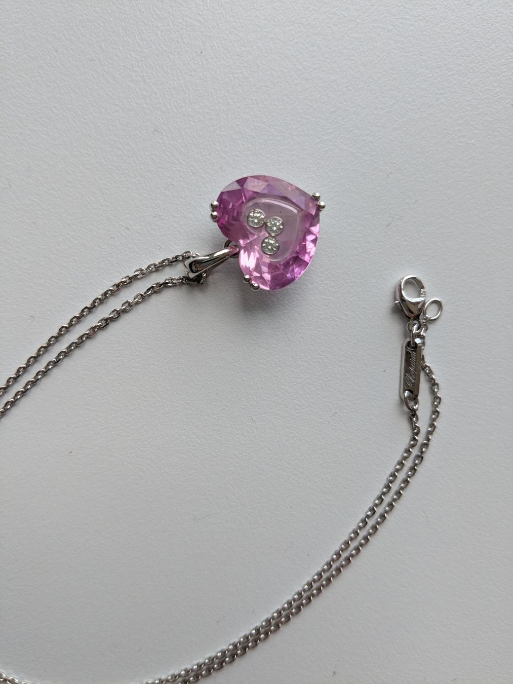 Chopard Ciondoli: chopard so happy heart pink white gold – Usato da Kloten venduto da nad_ys78 3