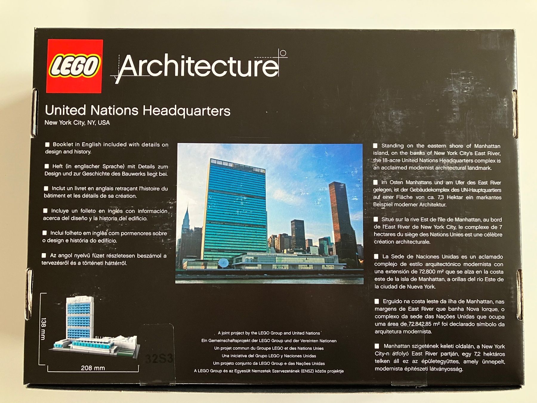 Lego Giocattoli: LEGO Architecture 21018 United Nations Hauptquartier – Nuovo (secondo la descrizione) da Rüti ZH venduto da captnjohnny 1