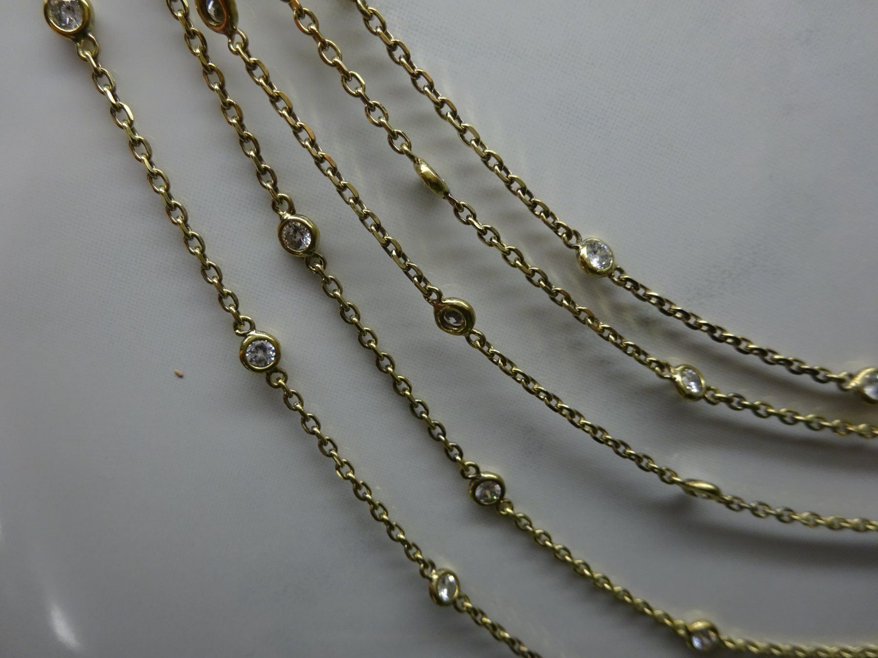 Catenine: Collier mit Zirkonia – Usato da Esslingen venduto da FetteSchnecke 5