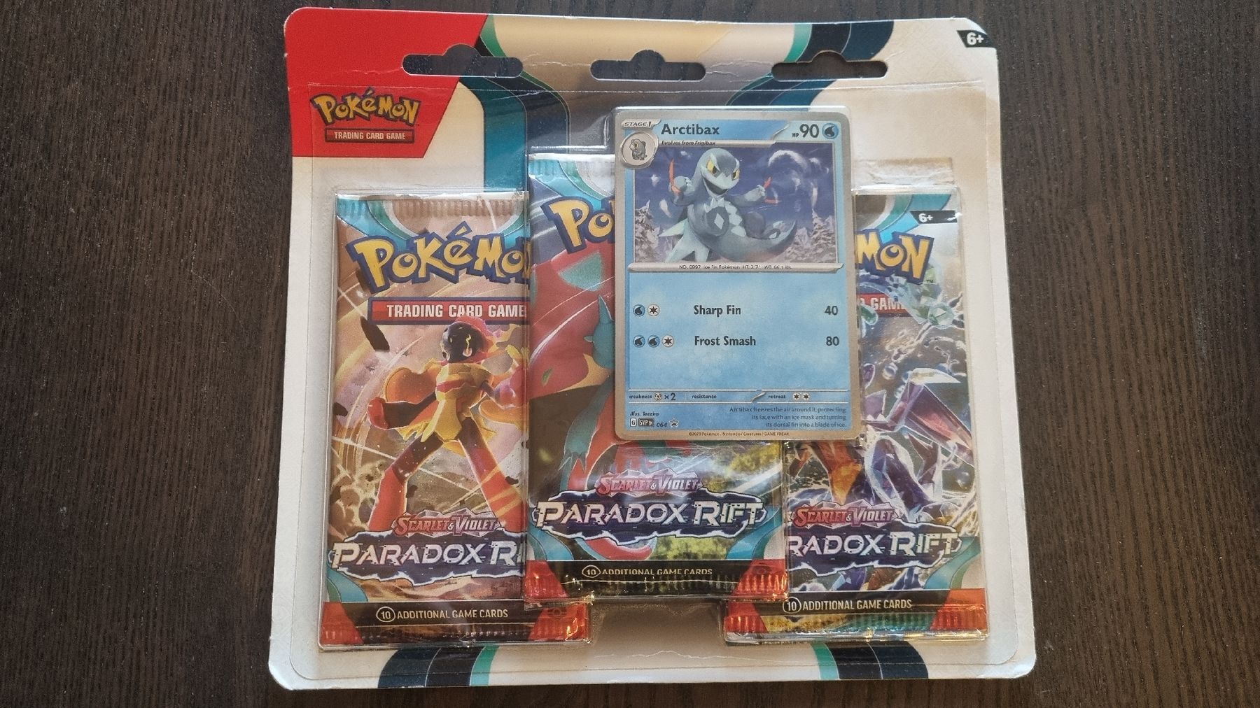 Pokémon Paradox Rift 3er Blister Arctibax Edition - Englisch (Neu und ...