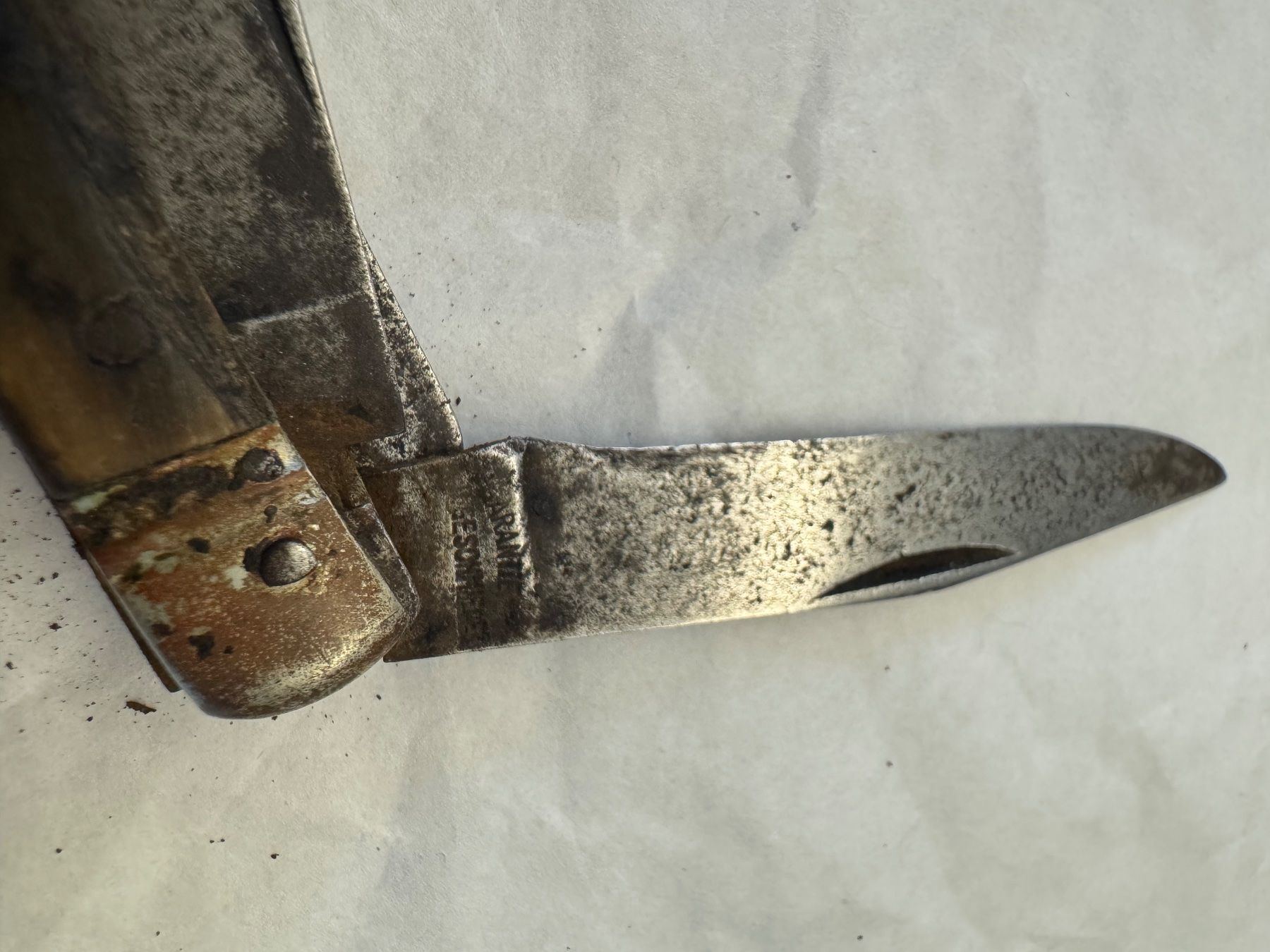 Coltelli tascabile: Vintage Taschenmesser mit Horngriffschale – Usato da Kestenholz venduto da Sackmesser67 1