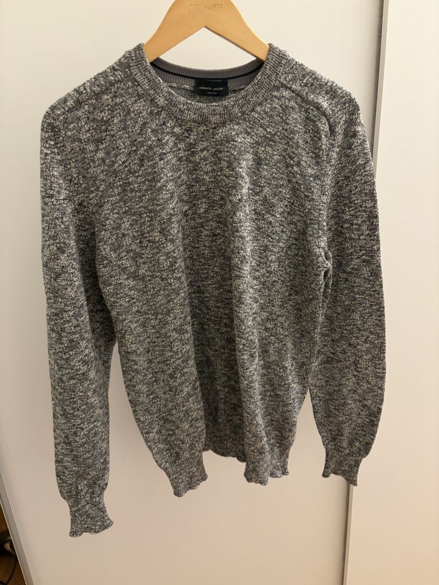 Pullover & Sweatshirts: Roberto Collina Pullover Grau Made in Italy Gr. 52 – Neu (gemäss Beschreibung) aus Zürich von jak_89nh