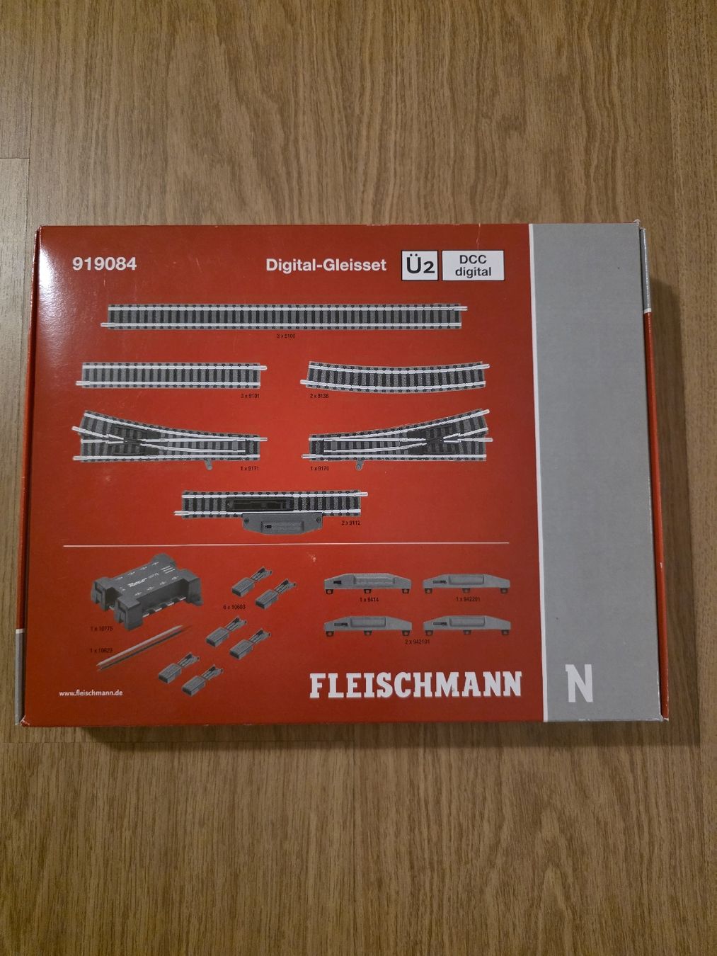 Fleischmann Modellini di ferrovie: Fleischmann Spur N Digital Set Ü2 919084 – Usato da Thun venduto da Denon01