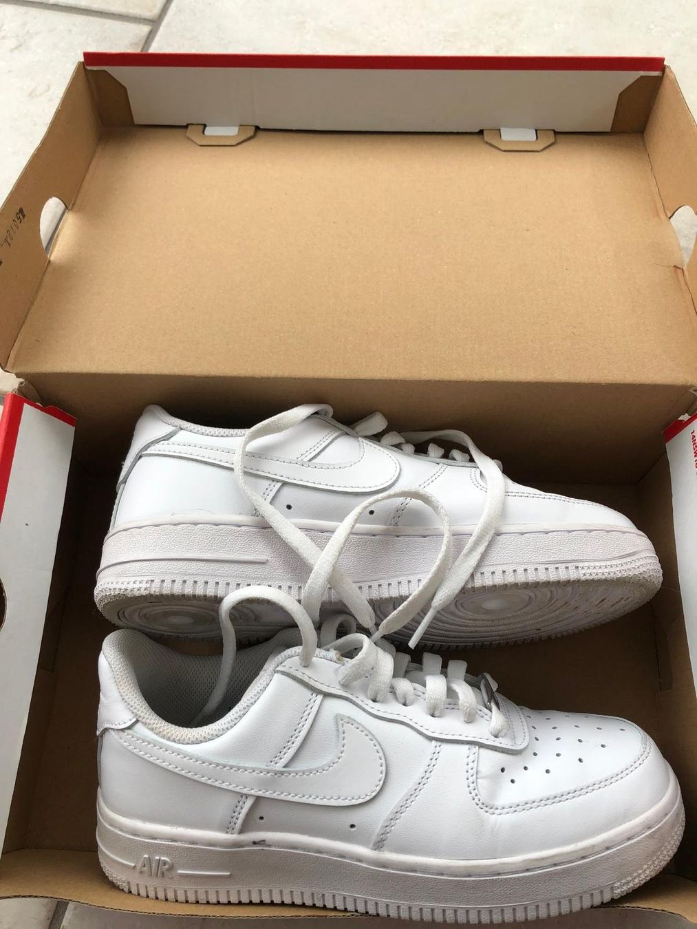 Nike Damenschuhe: Nike Air Force 1 Weiss 38 – Neu (gemäss Beschreibung) aus Spreitenbach von Webtempel 1
