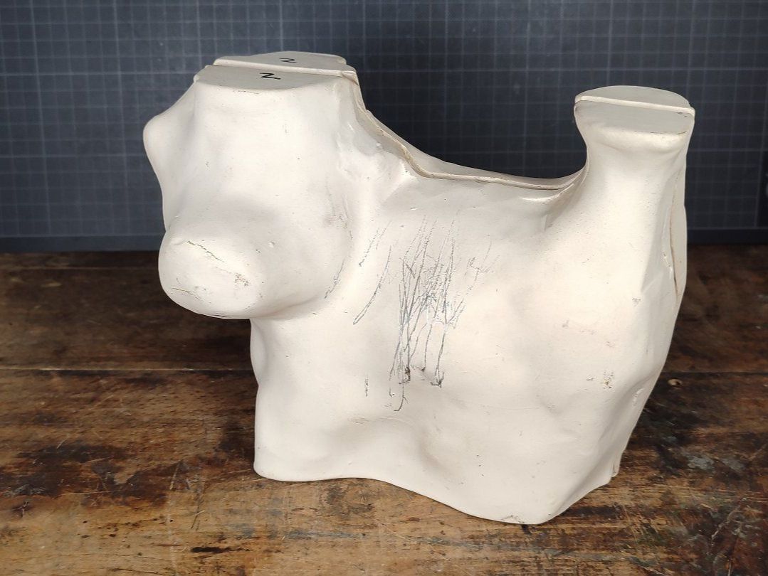 Moules à gâteaux: Wunderschöne alte Backform KUH SHABBY/Landhaus – D'occasion à Gelterkinden par MYSTOREFORYOU4460 1