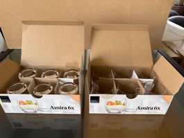 12 Royal Leerdam Amira Gläser 15 cl – 2×6 Stück