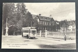 La Chaux de Fonds mit Strassenbahn 