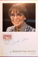 Annette von Aretin 1920-2006 Autogramm Sammelkarte 18x26cm