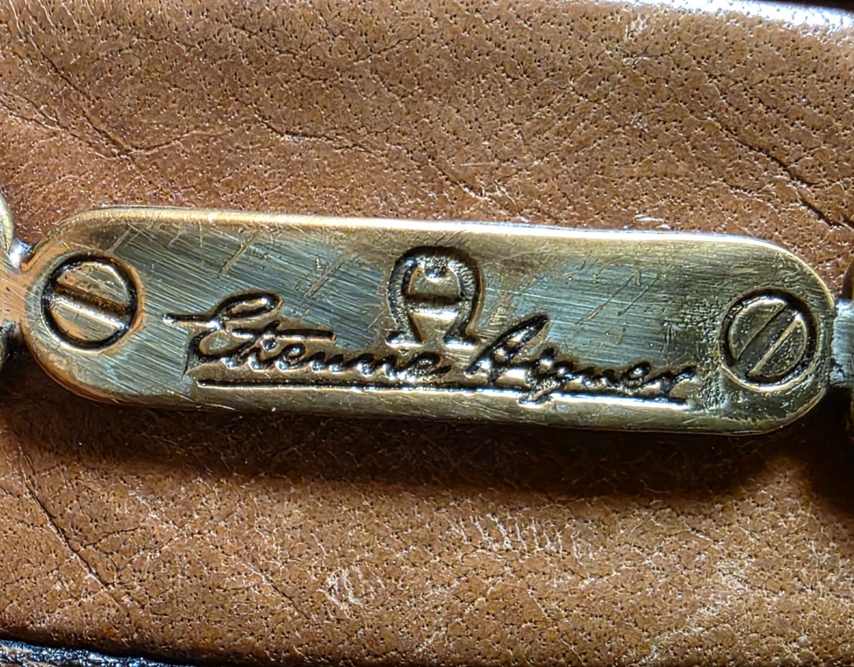 Vera Pelle Taschen: Bag en Cuir Aigner Vintage – Gebraucht aus Rohrbach von lod_m58r 6