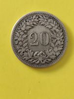 20rappen 1851 teuerster Jahrgang!! ss-vz !!! Rarität !!