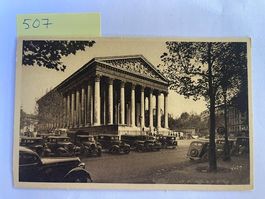 alte Ansichtskarte Paris Eglise de la Madeleine mit Autos