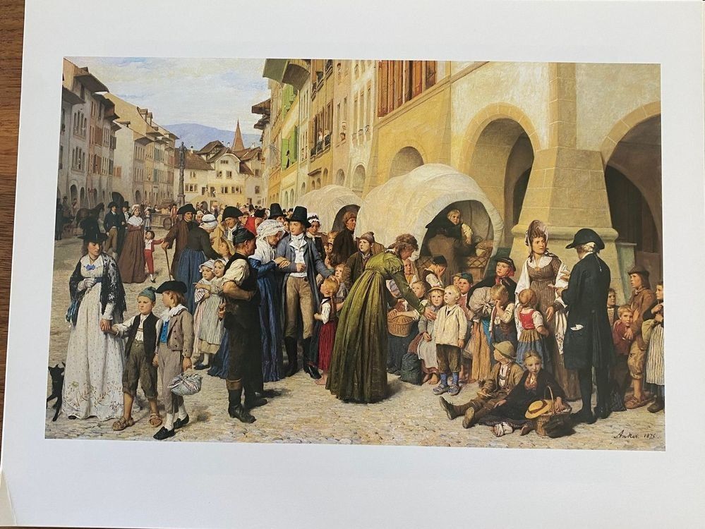 Foto & Immagini: 27 Farbreproduktionen von ALBERT ANKER, Kunst-Mappe 27x35cm – Usato da Berikon venduto da Splendida43 1