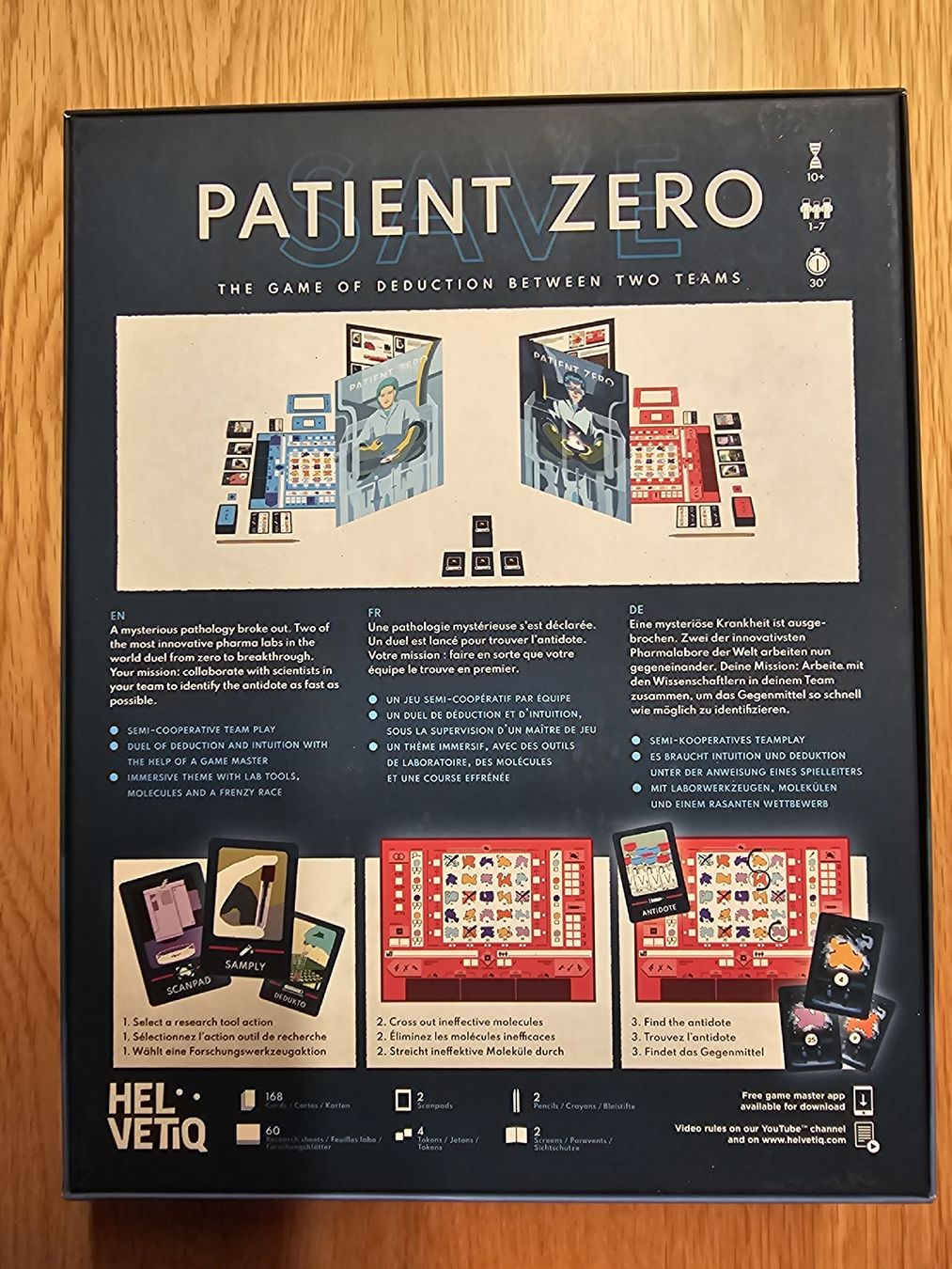 Giochi: Spiel Patient ZERO  – Nuovo (secondo la descrizione) da Rickenbach Sulz venduto da michelho 1