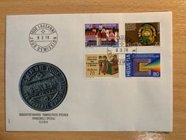 Sonderpostmarken FDC 9.3.1978 Lausanne Schweiz 🇨🇭