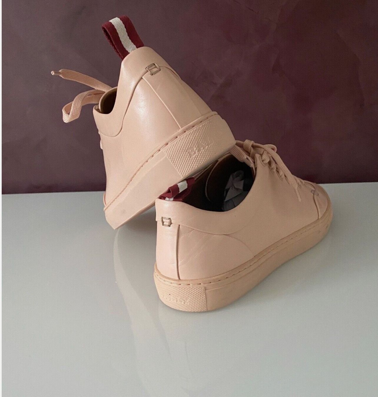 Bally Scarpe da uomo: BALLY Helliot Sneaker Pink 40,5 US 8D Leder – Nuovo e nell'imballaggio originale da Volketswil venduto da praxis12 2