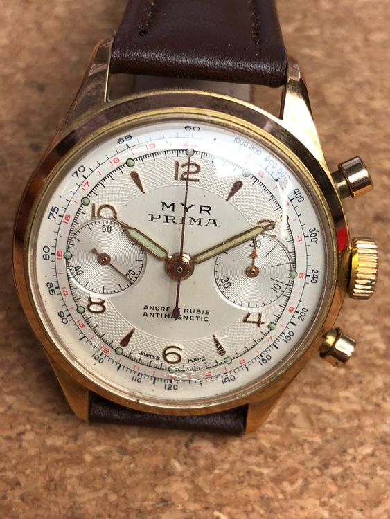 Myr Prima Chronograph 17 Jewels (Gebraucht) in Neyruz für CHF 261 – mit ...
