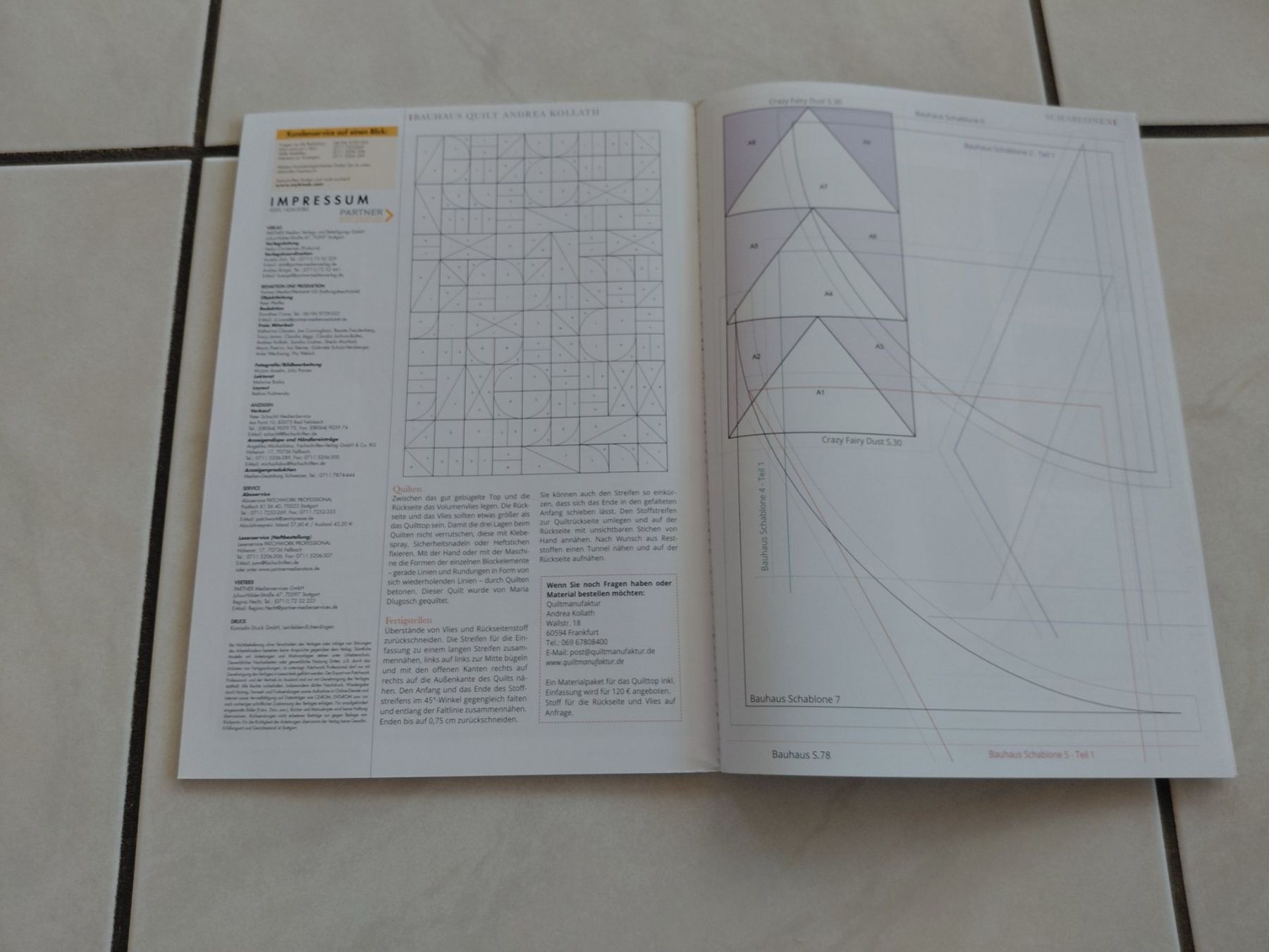 Riviste & Magazine: Patchwork Professional Magazine - 2 Ausgaben zu verkaufen – Usato da Winistorf venduto da acreativ4 3
