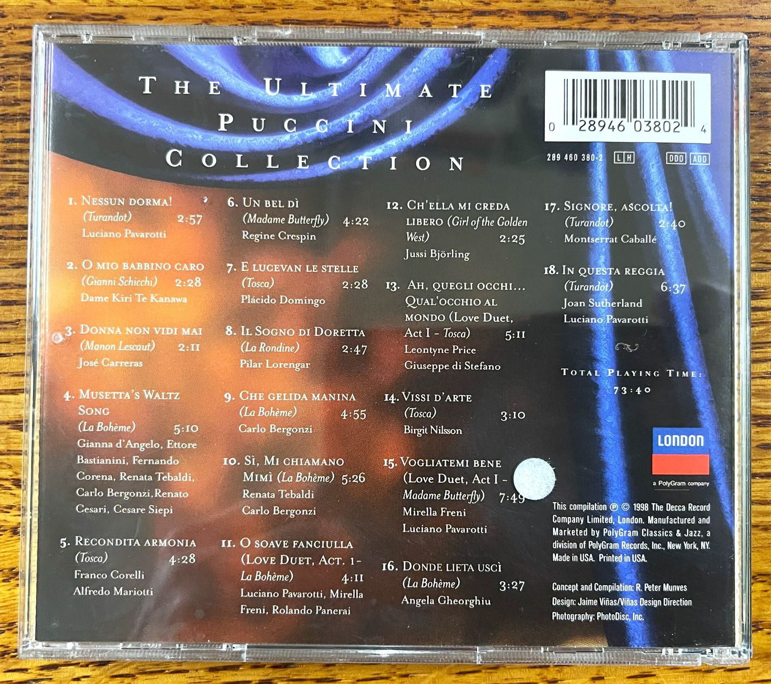 CD: The Ultimate PUCCINI Collection CD – Usato da Oftringen venduto da Vucki 1