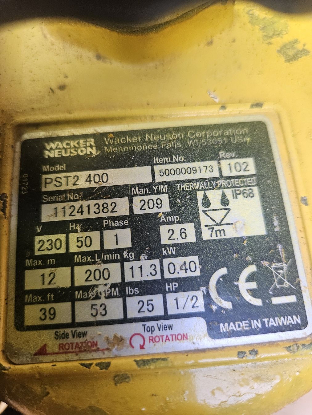 Wacker Neuson Tutte le macchine: Tauchpumpe, Schmutzwasserpumpe Wacker – Usato da Buttisholz venduto da rs222 3