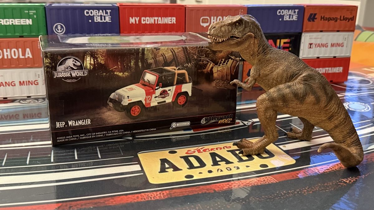 Jada Toys Modellini d'auto: Jeep Wrangler Jurassic World 1:24 – Nuovo e nell'imballaggio originale da Basel venduto da Zomeg 1