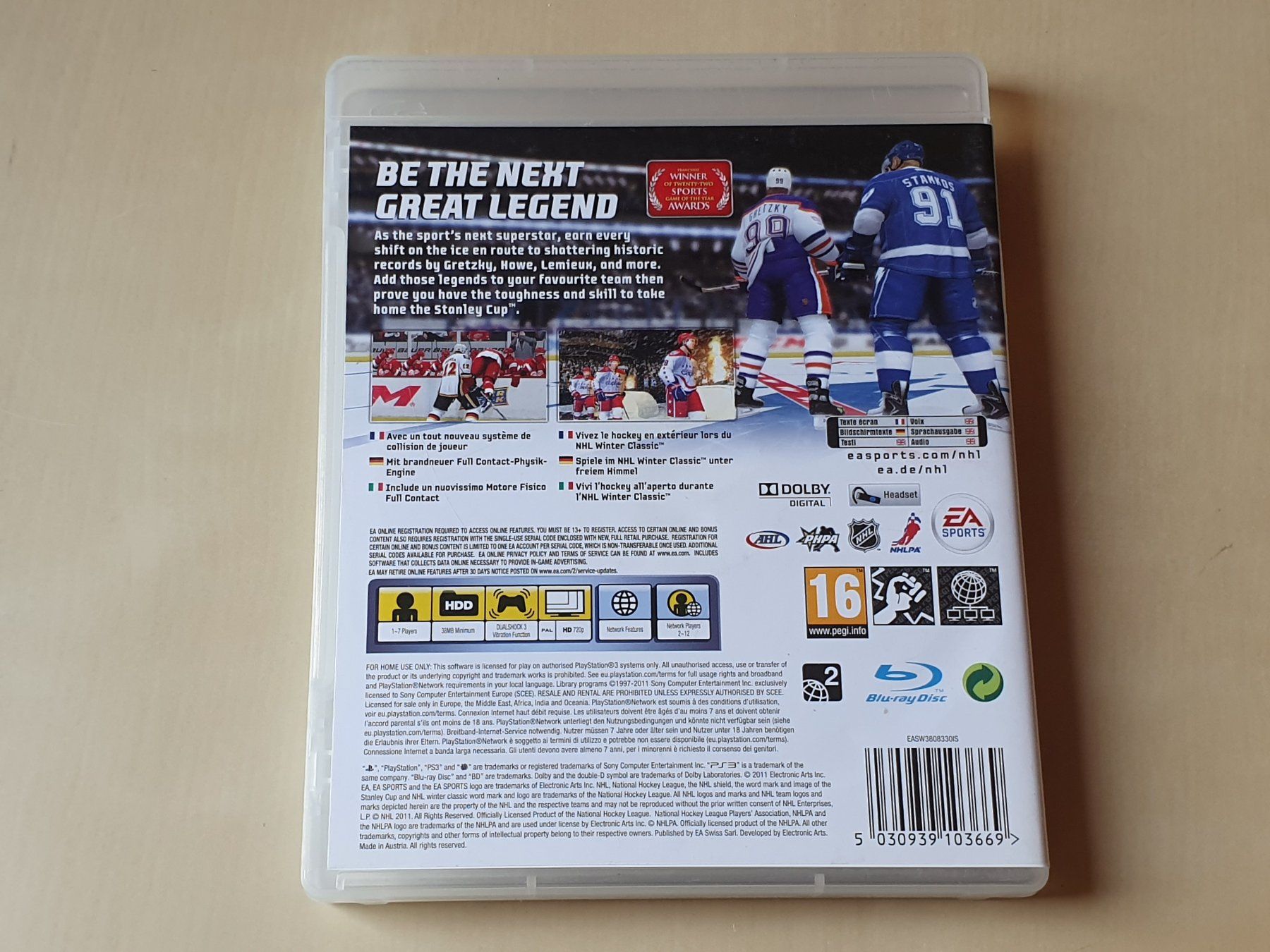 Sony Giochi: NHL 12 – Usato da Stansstad venduto da collectorsshop 1