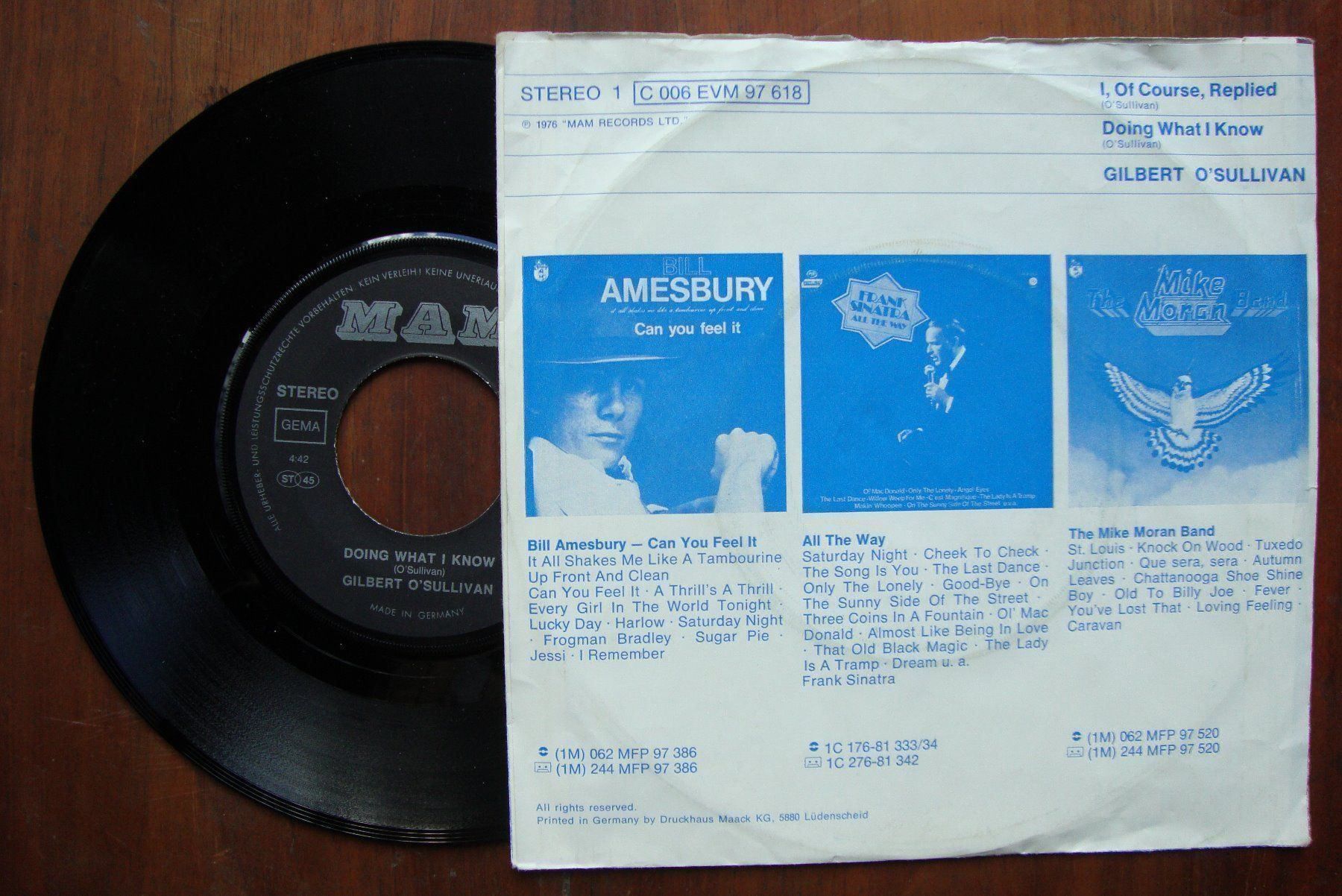 Dischi in vinile: GILBERT O'SULLIVAN - I OFCOURSE, REPLIED – Usato da Bern venduto da Uli_10_11 1