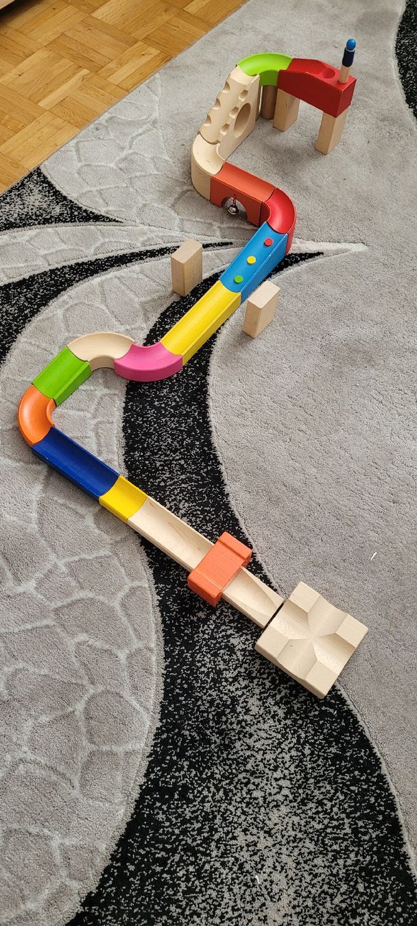 Giochi: Circuit à billes en bois multicolore – Nuovo (secondo la descrizione) da Vevey venduto da obi_n8zc