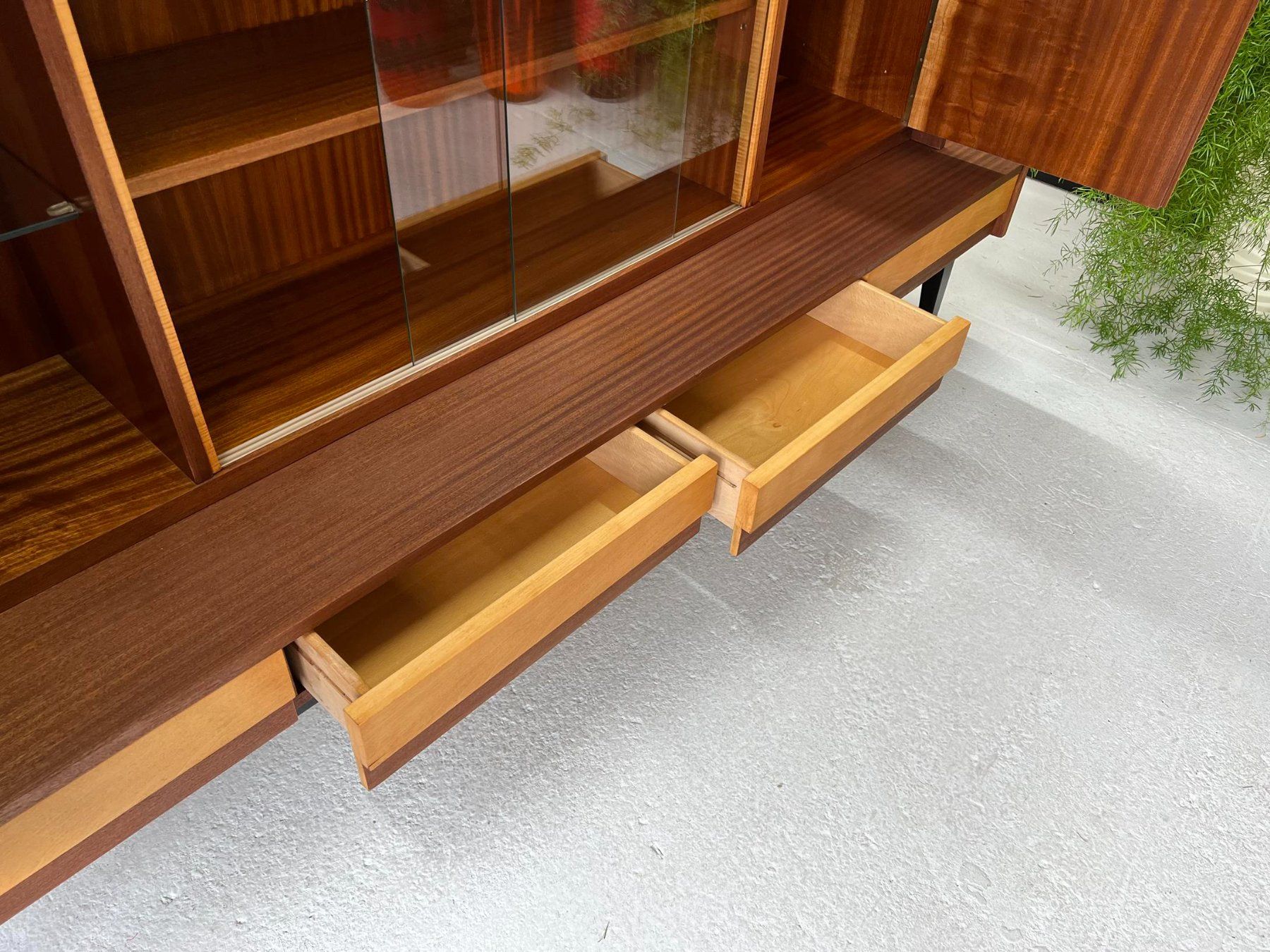 Vetrine: 60er Jahre Buffet - Vitrine - Highboard – Usato da Walzenhausen venduto da stilvollwohnen 7