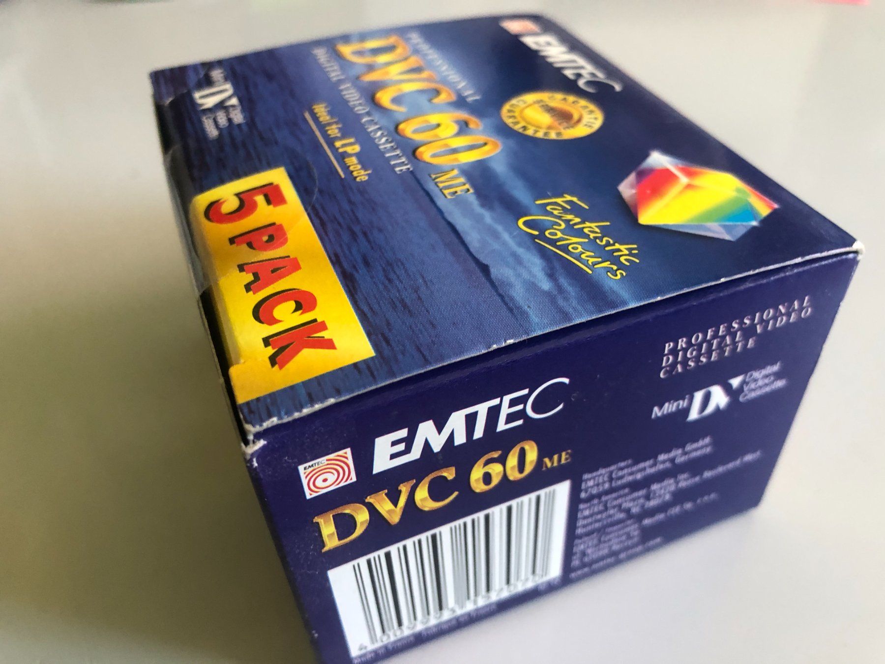 Musicassette: EMTEC DVC 60 ME neu und originalverpackt – Nuovo e nell'imballaggio originale da Zürich venduto da Tivoli2 2