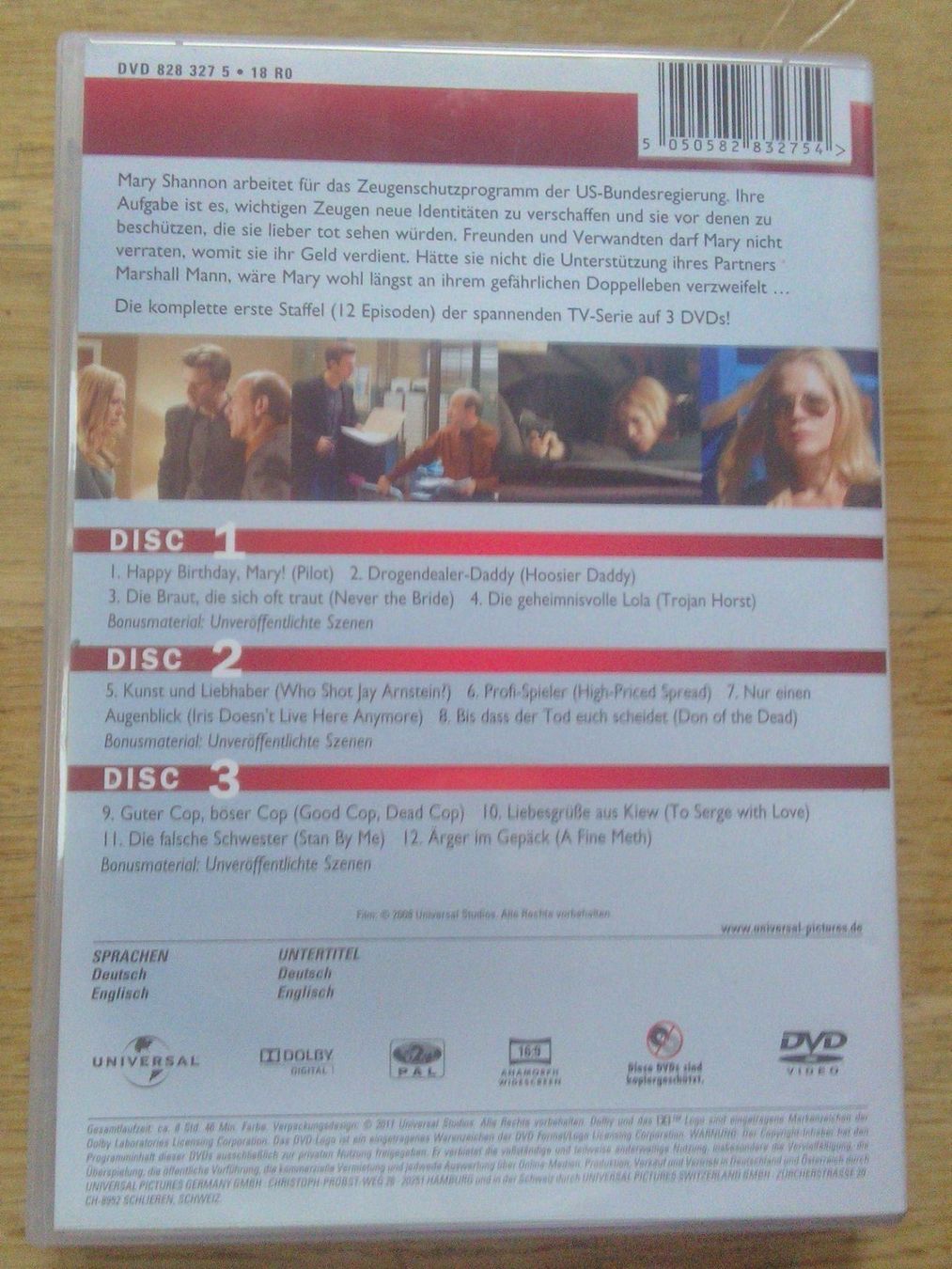 Tutti i DVDs: In Plain Sight   (Season One)                   > DE & EN < – Usato da St. Gallen venduto da elk2020 4