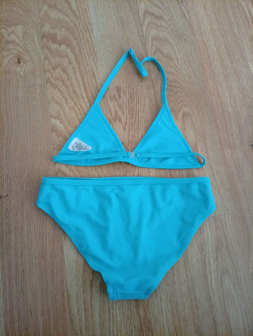 Costumi da bagno & Bikini: Bikini Mädchen türkis Grösse 140  – Usato da Worben venduto da ersa01 1