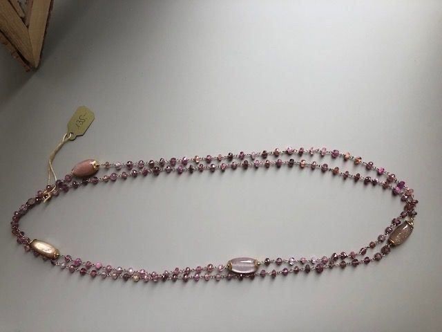 Ketten: Collana tormalina e pietra di luna – Neu (gemäss Beschreibung) aus Davesco-Soragno von dvf_7h6d 1