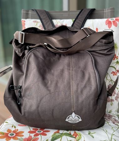 VAUDE Shopper/Tasche/Rucksack braun, viel Stauraum!