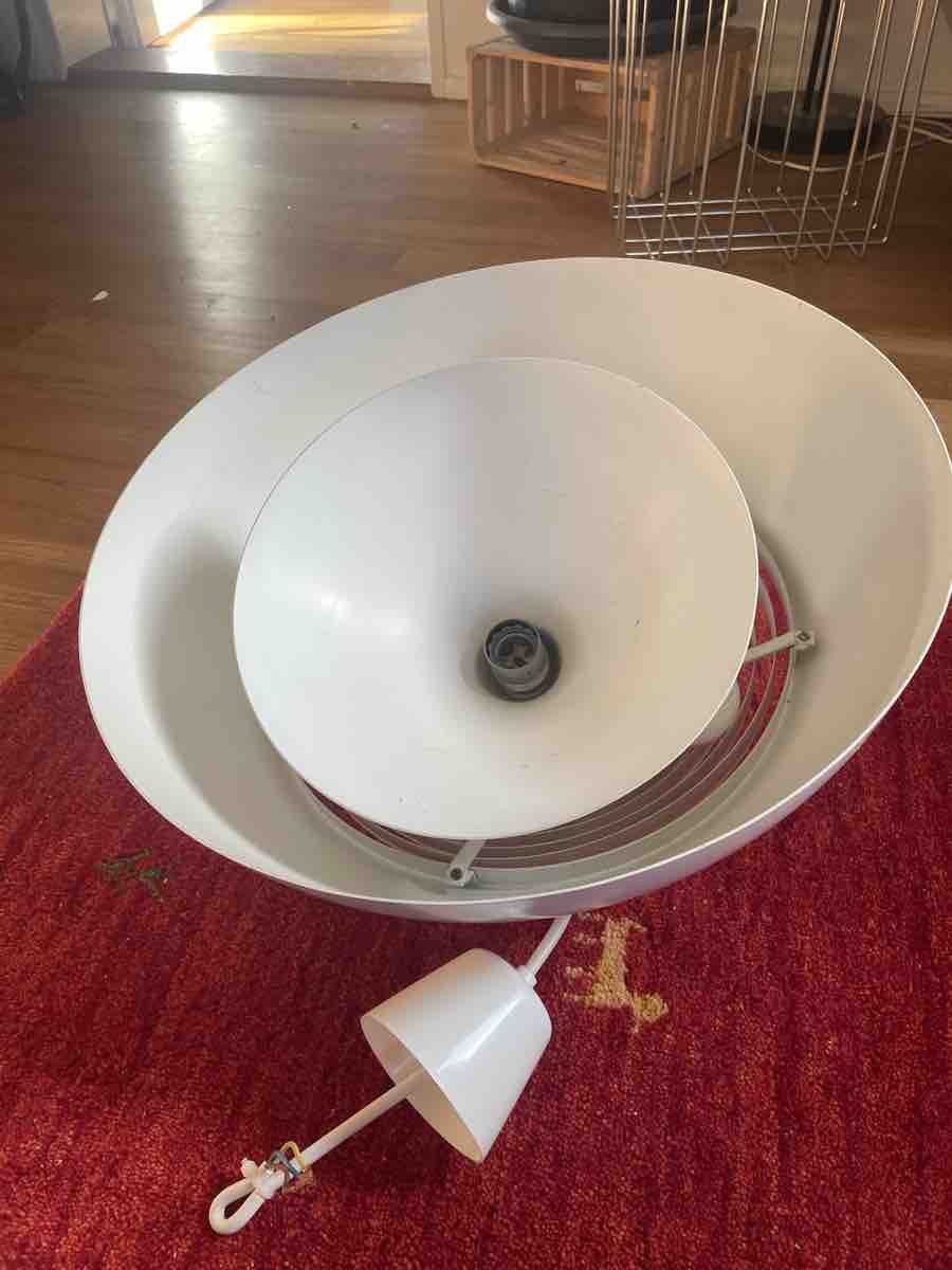 Lampadari & plafoniere: Deckenleuchte weiss Metall dänisches Design – Usato da Bern venduto da luzu 5