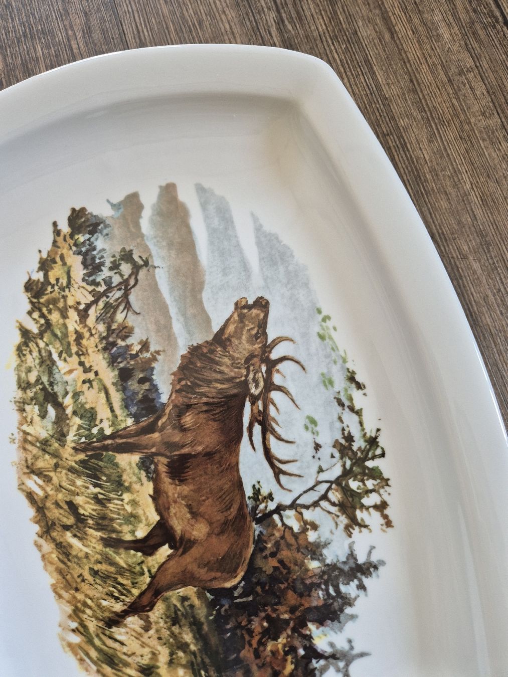 Piatti di portata: Servierplatte mit Hirsch, Langenthal Suisse – Usato da Eschlikon TG venduto da zuzanka80 3