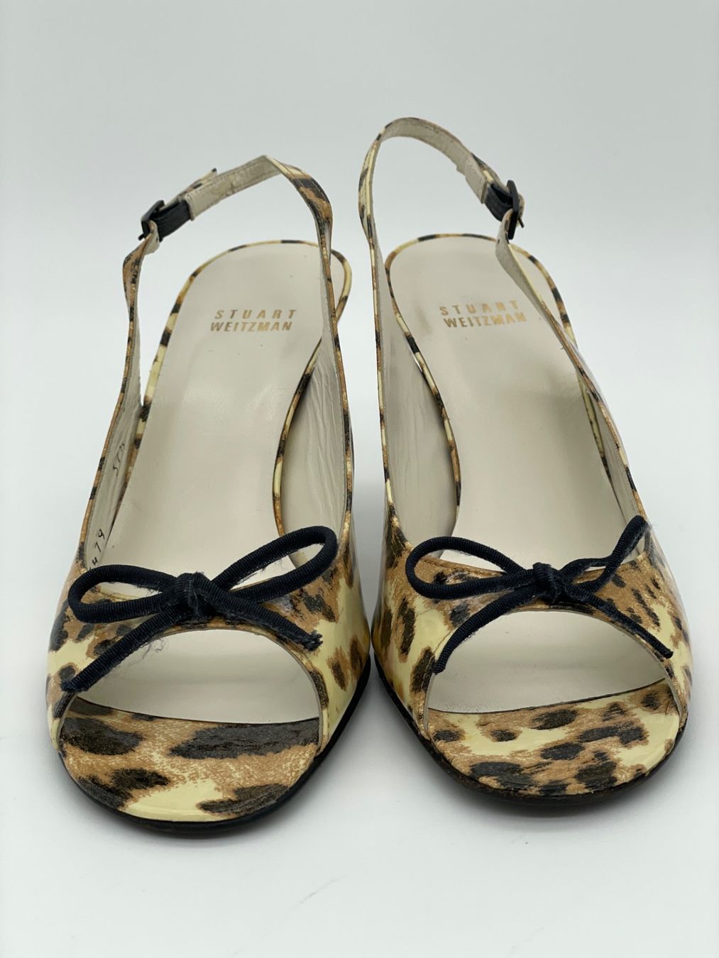 Stuart Weitzman Scarpe da donna: Stuart Weitzman Leopard Print Slingback EU 37.5 Mehrfarbig – Usato da Zürich venduto da shoe_shop 5