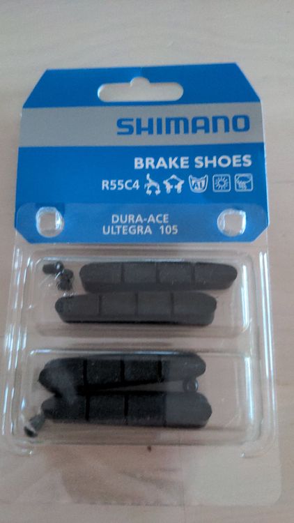 2 Paires De Patins De Freins Shimano R55C4 – Pour Dura-Ace, Ultegra, 105, Neuves