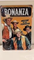 Bonanza Blechschild, Western Deko, neuwertig, ein Muss!