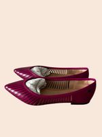  Leder-Ballerinas Fuchsia - Neu EUR 39
