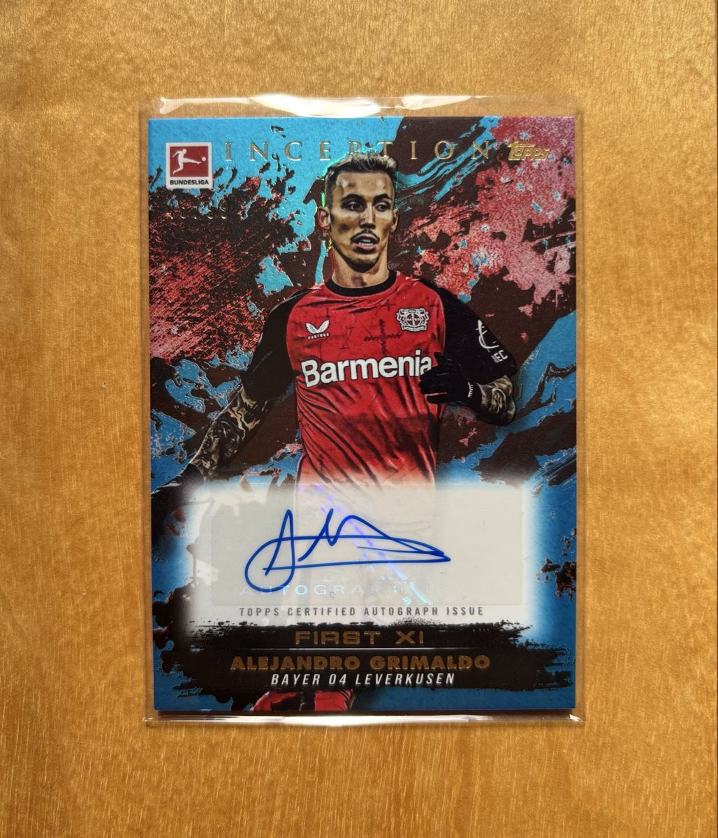 Topps Carte collezionabili: Alejandro Grimaldo 2024-25 Topps Inception Autograph /99 – Nuovo (secondo la descrizione) da Remigen venduto da ale_t7lv