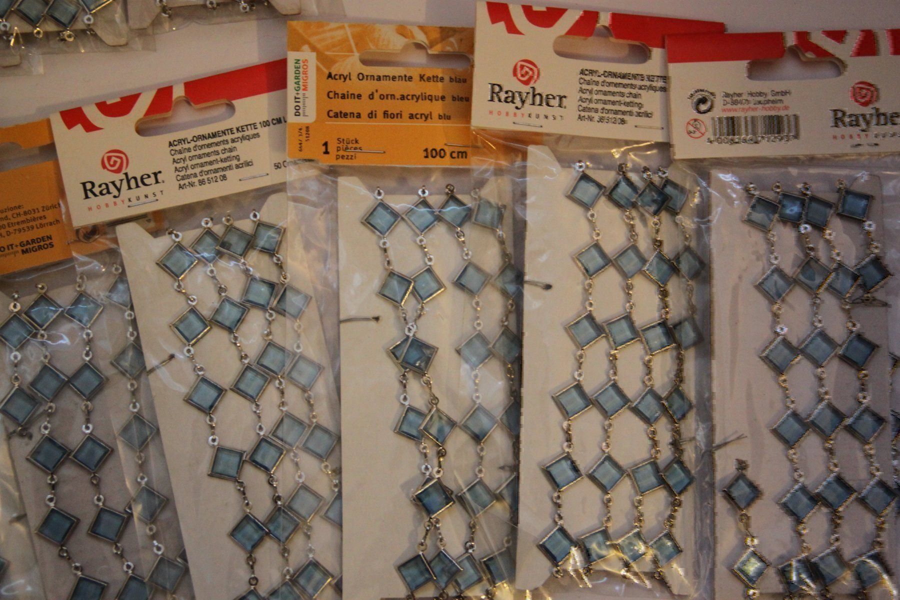 Kit bricolage: Acryl-Ornamente Kette, 19 x 1 Meter – Nuovo e nell'imballaggio originale da Walterswil SO venduto da peiper2 2