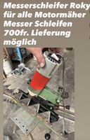 Messerschleifer Roky für Alle Motormäher Messer Schleifen 