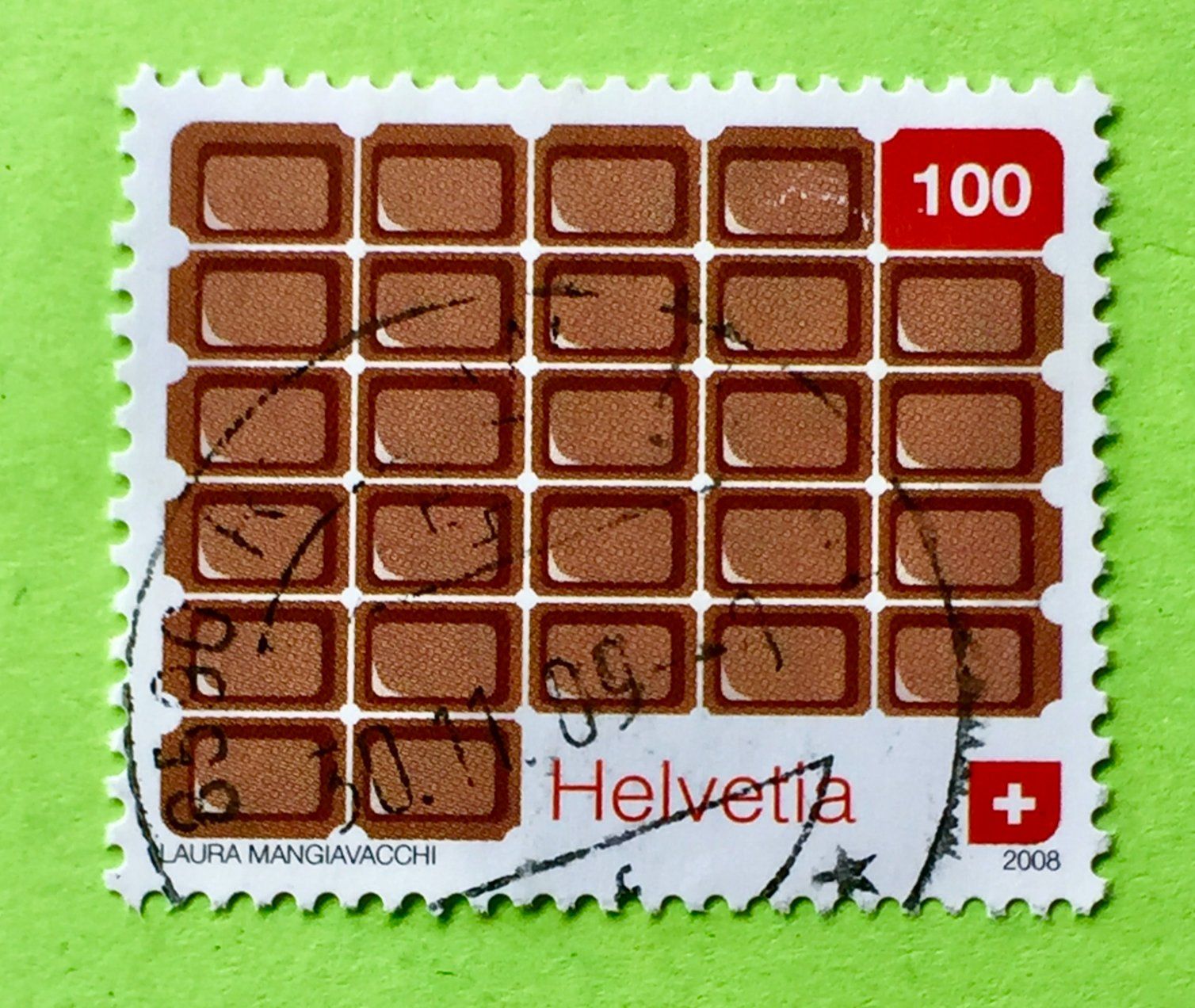 Tutti i francobolli: Nr.1285 Schokolade GESTEMPELT  – Usato da Aarau venduto da Billa007