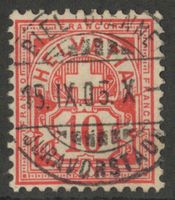 CH - Ziffermuster - Zst. Nr. 61 - Jura Vorstadt